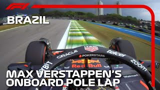 Max Verstappens Pole Lap  2023 Sao Paulo Grand Prix  Pirelli [upl. by Brindle]