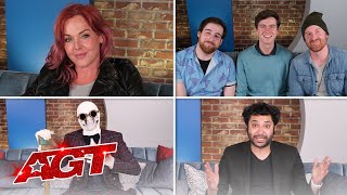 T3 Storm Large Klek Entos and Kabir Singh Recall Their AGT Auditions  Americas Got Talent 2021 [upl. by Andaira]