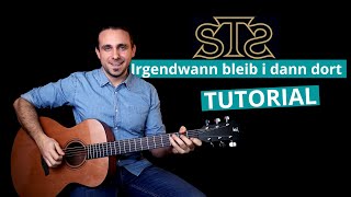 Gitarre Anfänger Tutorial  PDF  Irgendwann bleib i dann dort  STS [upl. by Aisile]