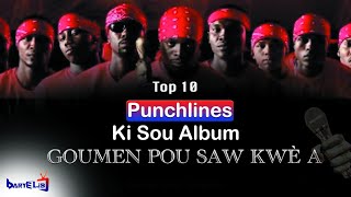 Top 10 punchlines album goumen pou sa w kwe a [upl. by Skillern858]