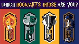 Which Hogwarts House Are You In  Discover your Hogwarts House  Harry Potter Quiz [upl. by Arahsit]