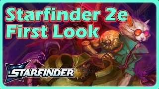 Starfinder 2e First Look and Pathfinder 2e Comparisons [upl. by Ennasirk]