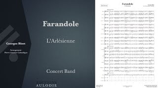 LArlésienne  Farandole  Georges Bizet score for concert band [upl. by Kimberli]