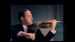 Jascha Heifetz plays DinicuHeifetz Hora Staccato amp PonceHeifetz Estrellita 1939 AI Colorize [upl. by Marte]