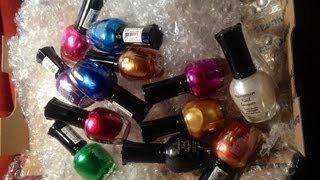 Mail Time Kleancolor Metallics Haul [upl. by Stoddart11]