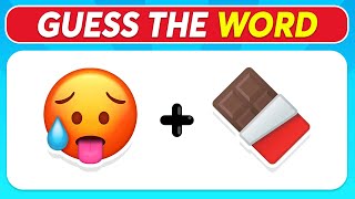 Can You Guess the WORD By The Emoji 🤔 Emoji Quiz [upl. by Shelba]