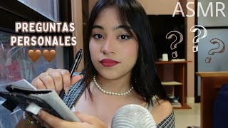 ASMR psicóloga te hace preguntas personales 🧠 roleplay [upl. by Minta]