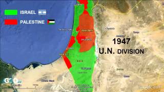 Territorios Palestina e Israel Evolución  Palestine amp Israel Territories IGEOTV [upl. by Eglanteen]