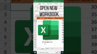 How to Open and Create a New Workbook in Microsoft Excel [upl. by Eliza]