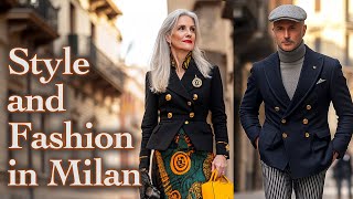 Stunning Italian Street Fashion Discover Milan’s Best Fall Looks Luxury Fashion VLOG [upl. by Adest415]