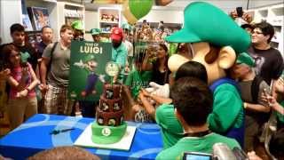 Luigis 30th Anniversary Celebration The Year of Luigi at Nintendo World [upl. by Annaoy657]