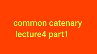 Common catenary BSc Mathematicscommon catenary BSc statics BSc machenics lecture 4 part1 [upl. by Auston567]