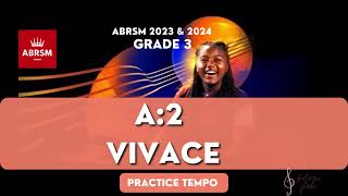 Vivace Clementi — ABRSM Grade 3 Piano 2023  2024 A2 [upl. by Cirda]