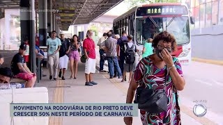 Expectativa de movimento na rodoviária de Rio Preto para o carnaval 2023 [upl. by Aipmylo]