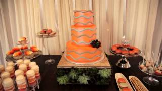 Orange and Blue Wedding Inspiration from Erica Weddings [upl. by Draw632]