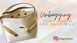 Tory Burch Lee Radziwill Unbagging [upl. by Ahsemac]