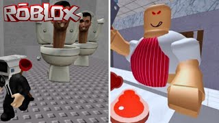 Escape the Butcher Shop Obby ve Escape Running Toilet  derleme😱 [upl. by Nobel]