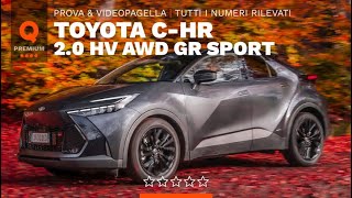 Toyota CHR 20 GR Sport Hybrid  PRO e CONTRO CONSUMI REALI dalla prova STRUMENTALE [upl. by Carbrey134]