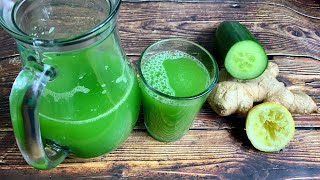 DETOX DRINK RECIPE  GREEN JUICE FOR DETOXING AND WEIGHT LOSS  TERRIANN’S KITCHEN [upl. by Culley]