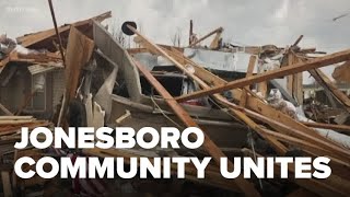 Jonesboro community comes together after devastating tornado [upl. by Ael899]