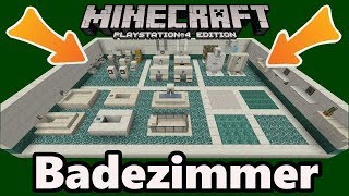 Minecraft  BADEZIMMER  Einrichtung  Deko  Designs  Gegenstände [upl. by Aika687]