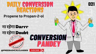 Propene to Propan2ol  Org Conversion बहुत आसान हुआ [upl. by Gorski]