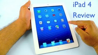 iPad 4 Review with WiFi  Cellular and Retina Display [upl. by Fauman]