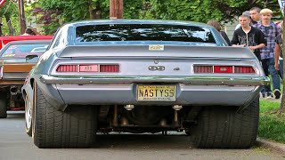 American Muscle Cars Compilation  Big Engines amp Power Sound 2020 [upl. by Ailefo]