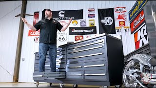 Best Workbench for your Shop  20 Drawer Midnight Pro Series Heavy Duty Workbench [upl. by Jonina625]