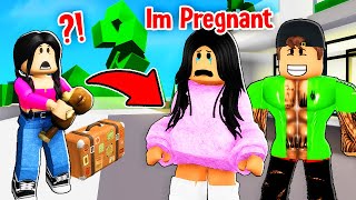 I Got Adopted by ONLINE DATER FAMILY in Roblox Brookhaven [upl. by Atilehs]