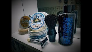 Don Josè Abbate Y La Mantia Italian shaving soap  Merkur Progress  Atto I Cavallo [upl. by Schick]