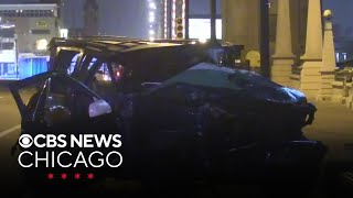 1 killed 2 critically hurt in South Loop crash [upl. by Manley]