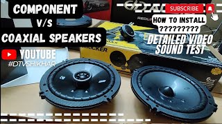 Which Speakers to buy  Components Or Coaxial Speakers  Output Explained audio viral caraudio [upl. by Tnemelc983]