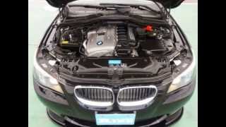 BMW 525i Mスポーツ 後期仕様車高調20AWエアロHDDナビ RISE千葉店 [upl. by Nnayr]