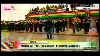 Parada Militar Bolivia  2013  Potosi Parte7 [upl. by Nivle]