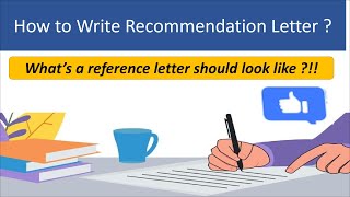 How to write Recommendation Letter  Fully Funded Scholarships [upl. by Eleanor242]