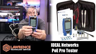 IDEAL Networks Poe Pro Network Cable Tester  PoE Load Test [upl. by Zollie]