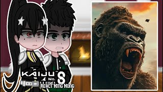 Kaiju No 8 React to King Kong a New Kaijuu  Gacha React  Kaiju No 8  Tiktok [upl. by Rekoob]