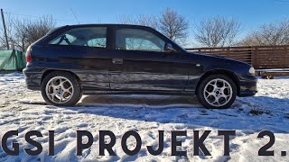 Opel Astra F GSI projekt 2rész  Belső és külső bontás ilyen nagy a baj [upl. by Nekcarb923]