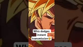 Whis dodges gogeta instant transmission [upl. by Hamimej]