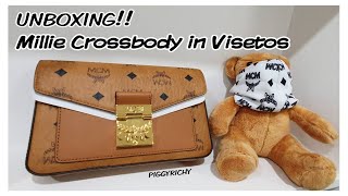 UNBOXING💥💥MCM Millie Crossbody in Visetos แกะของใหม่ 👉คาดอก คาดเอว สะพายข้าง ได้ ประโยชน์จุกๆ [upl. by Kristy579]