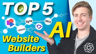 Top 5 Best AI Website Builders  AI Generated Websites in a Few Clicks [upl. by Minor]