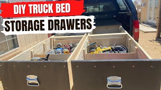 How To Make A Truck Bed Tool Box  DIY Storage [upl. by Eelyrag]