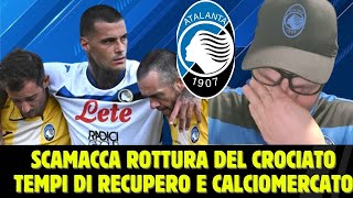 INFORTUNIO SCAMACCA ROTTURA DEL CROCIATO 😭 TEMPI DI RECUPERO E CALCIOMERCATO 🖤💙 [upl. by Nottap]