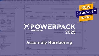 PowerPack for Revit Assembly numbering [upl. by Ahidam516]