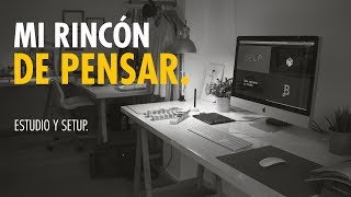 Estudio y setup de un diseñador gráfico freelance  Marco Creativo [upl. by Adnorehs988]