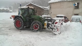 La neige est tombée sur les PyrénéesOrientales [upl. by Henden]