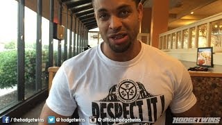 Post Workout Meal At IHOP Hodgetwins [upl. by Ylurt]