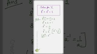 Exponential problem maths mathsolympiad cbsemaths exponential [upl. by Lleynad]