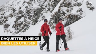 Conseils  comment bien utiliser les raquettes à neige [upl. by Scrivings]